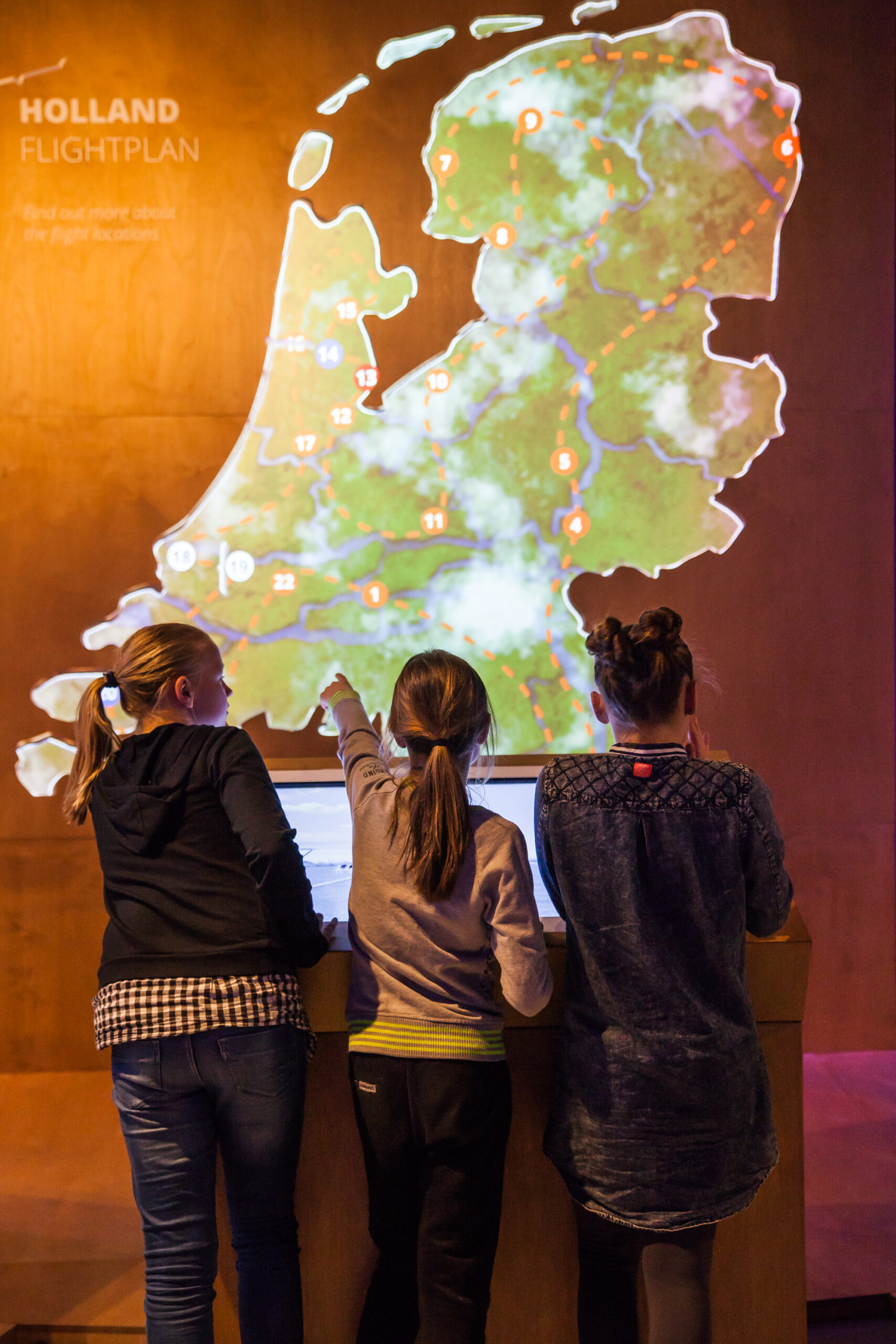 This is Holland children pointing